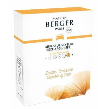 Maison Berger Paris Náhradní náplň do difuzéru do auta Čerstvé tonikum Sparkling Zest (Car Diffuser Recharge/Refill) 2 ks