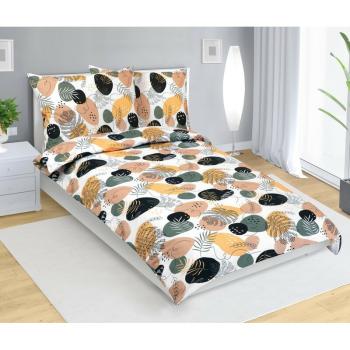 Lenjerie de pat din bumbac Bellatex Pebble mustar, 140 x 220 cm, 70 x 90 cm, 140 x 220 cm, 70 x 90 cm