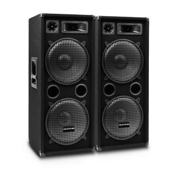 Auna Pro PW-2522 MKII, pár pasivních PA reproduktorů, 15" subwoofer, 750 W RMS