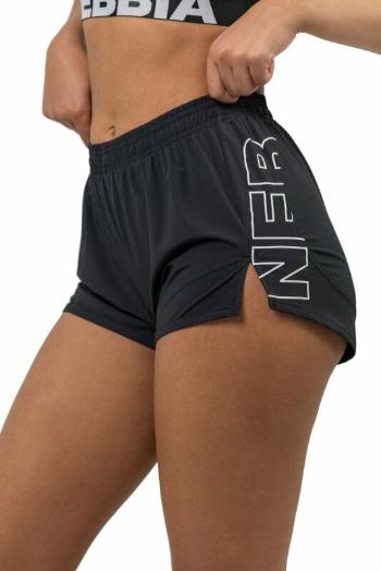 Nebbia FIT Activewear Smart Pocket Shorts Black S Fitness kalhoty