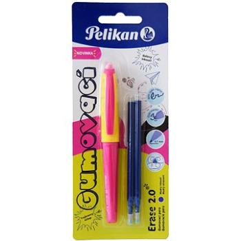 PELIKAN 1 ks + 2 náplně, žlutá/růžová (60079093)