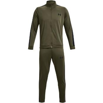 Under Armour UA KNIT TRACK SUIT Pánská sportovní souprava, khaki, velikost