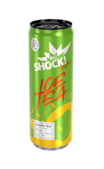 Big Shock! Ice Tea Green Pear 330 ml