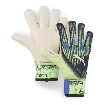 Puma ULTRA GRIP 1 HYBRID Pánské brankářské rukavice, světle zelená, velikost