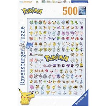 Ravensburger 147816 Prvních 151 Pokémonů 500 dílků  (4005556147816)