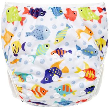 T-TOMI Diaper Swimwear Blue Fish pratelné plenkové plavky 5 - 15 kg 1 ks