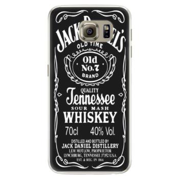 Silikonové pouzdro iSaprio - Jack Daniels - Samsung Galaxy S6 Edge