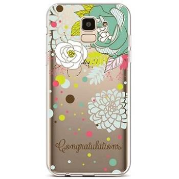 TopQ Samsung J6 silikon Congratulations 37968 (Sun-37968)