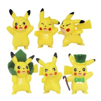 Figurky na dort pokémon 6ks Pikatchu - Cakesicq