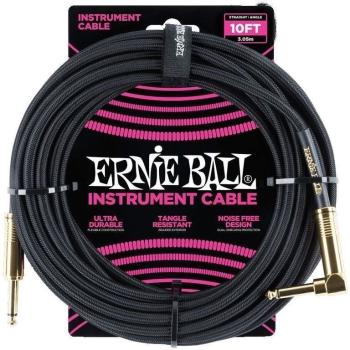 Ernie Ball P06081-EB 3 m Rovný - Lomený Nástrojový kabel