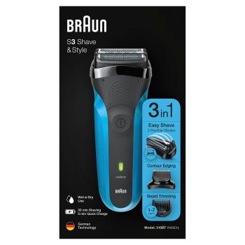 Braun Elektrický holicí strojek a zastřihovač vouců Series 3 Shave & Style 310BT