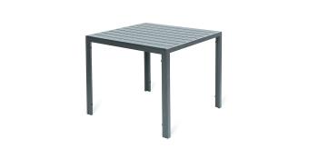 Elvisia Záhradný hliníkový stôl BRISA | antracit 90 x 90 cm