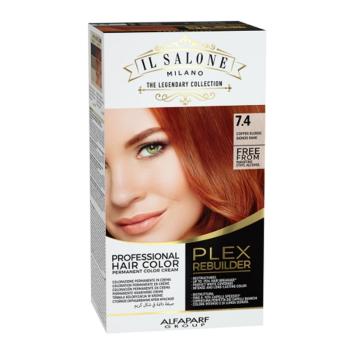 Alfaparf Milano Permanentní barva na vlasy Plex Rebuilder (Permanent Color Cream) 7.4