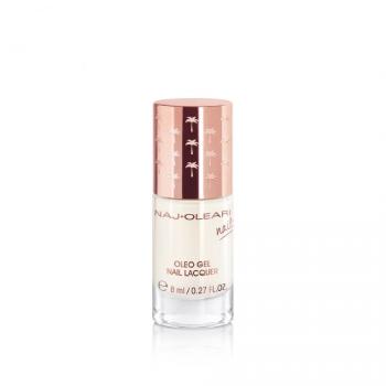 Naj-Oleari Oleo gel Nail Lacquer lak na nehty s gelovým efektem - 03 french white 8 ml