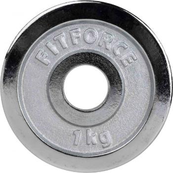 Fitforce PLC 1 KG x 30 MM Nakládací kotouč, stříbrná, velikost