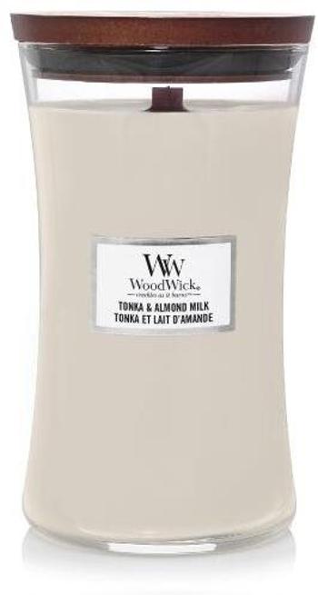 Gyertya WOODWICK Tonka & Almond Milk 609 g