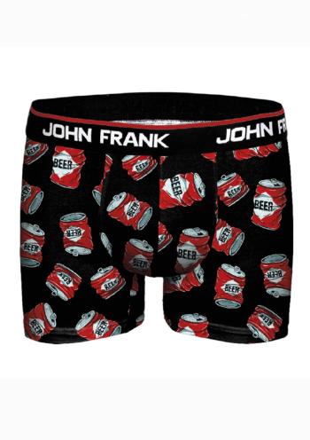 Pánské boxerky John Frank JFBD314 M Černá