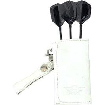 Bull's Pouzdro na šipky Leather Caddy - Soft edition - white (77146)