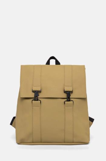 Batoh Rains Rolltop Rucksack W3 zelená barva, velký, hladký, 13320-44