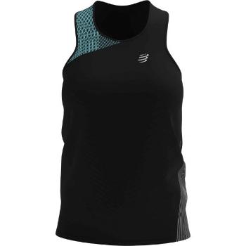 Compressport PERFORMANCE SINGLET W Dámské běžecké tílko, černá, velikost