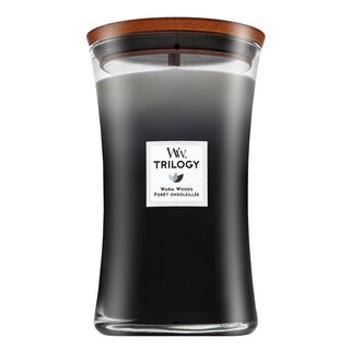 Woodwick Trilogy Warm Woods illatos gyertya 609,5 g