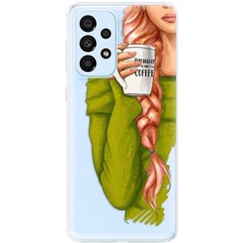 iSaprio My Coffe and Redhead Girl pro Samsung Galaxy A33 5G (coffread-TPU3-A33-5G)