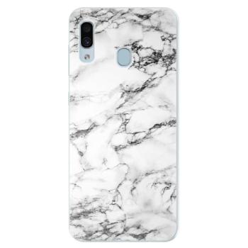 Silikonové pouzdro iSaprio - White Marble 01 - Samsung Galaxy A30