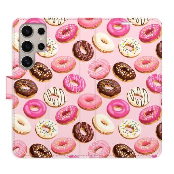 Flipové pouzdro iSaprio - Donuts Pattern 03 - Samsung Galaxy S24 Ultra