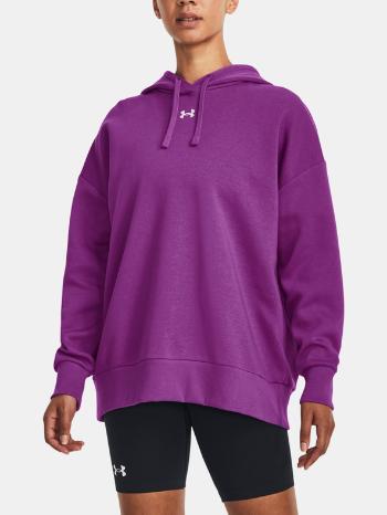 Under Armour UA Rival Fleece OS Hoodie Mikina Fialová