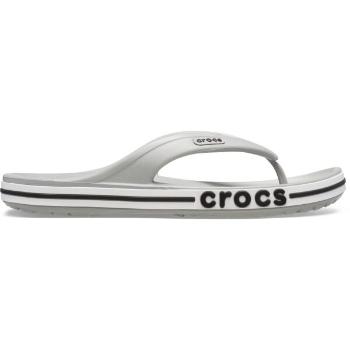 Crocs BAYABAND FLIP Uniszex flip-flop papucs, szürke, méret 48/49
