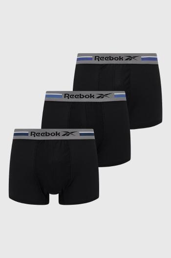 Boxerky Reebok pánské, černá barva