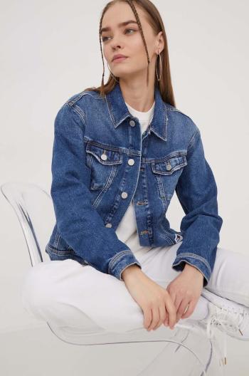 Džínová bunda Tommy Jeans dámská, přechodná, DW0DW16986