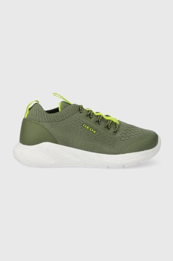 Dětské sneakers boty Geox šedá barva