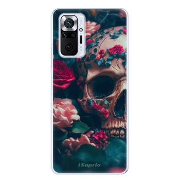 Odolné silikonové pouzdro iSaprio - Skull in Roses - Xiaomi Redmi Note 10 Pro