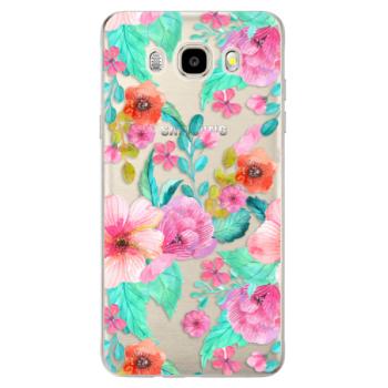 Odolné silikonové pouzdro iSaprio - Flower Pattern 01 - Samsung Galaxy J5 2016