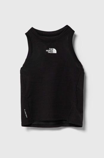 Dětský top The North Face NEVER STOP TANK černá barva