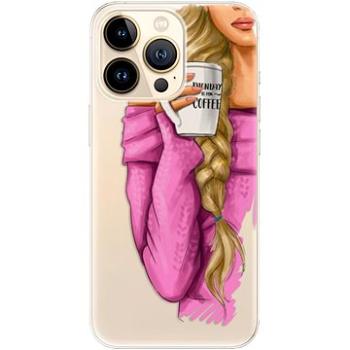 iSaprio My Coffe and Blond Girl pro iPhone 13 Pro (coffblon-TPU3-i13p)