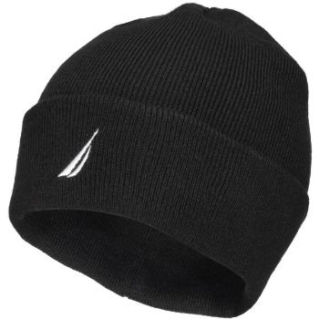 NAUTICA GERRO BEANIE Pánská zimní čepice, černá, velikost