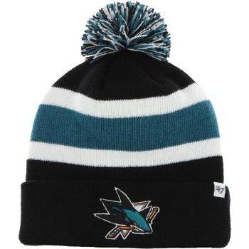 47 NHL SAN JOSE SHARKS BREAKAWAY CUFF KNIT Zimní čepice, černá, velikost