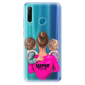 Odolné silikonové pouzdro iSaprio - Super Mama - Two Boys - Honor 20e