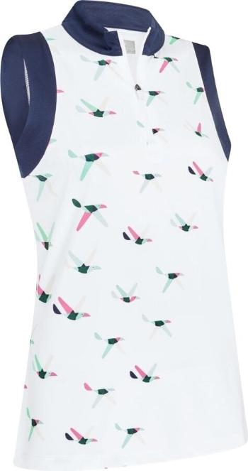 Callaway Birdie Sleeveless Womens Brilliant White M Polo košile