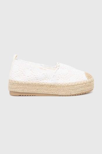 Espadrilky Answear Lab bílá barva, na platformě