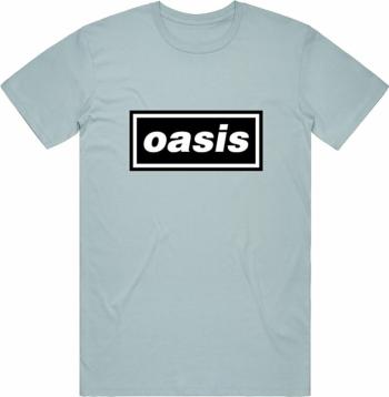 Oasis Tričko Decca Logo Unisex Light Blue M