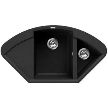 ELLECI EASY CORNER Full black/Granitek (LGYCOR40)