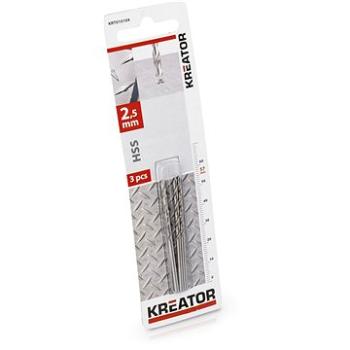 Kreator Vrták do kovu 2,5 mm HSS (KRT010104)