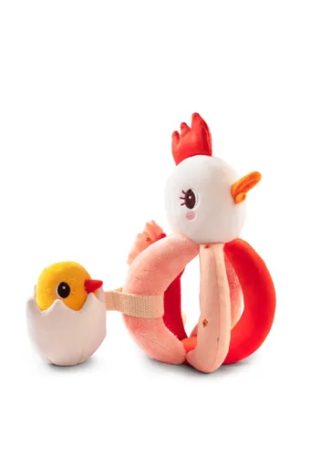 Lilliputiens chrastítko - slepička Paulette s kuřátkem