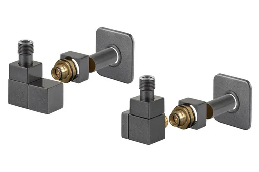 HOPA EDGE-SET, rohový hranatý ventil (Z2) Barva Anthracite, Varianta Levá RDEDGESETLA