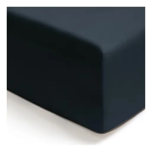 Jednolůžkové napínací prostěradlo GRACE 90 x 200 cm, půlnoční oceán, tencel, Clarysse