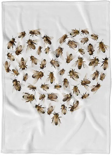 Deka Včelí srdce (Podšití beránkem: NE)