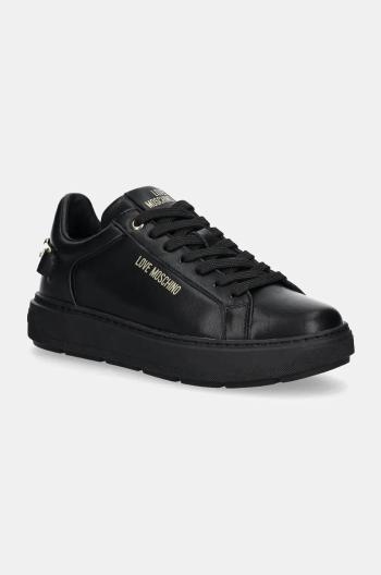 Sneakers boty Love Moschino černá barva, JA15394G0LIA0000